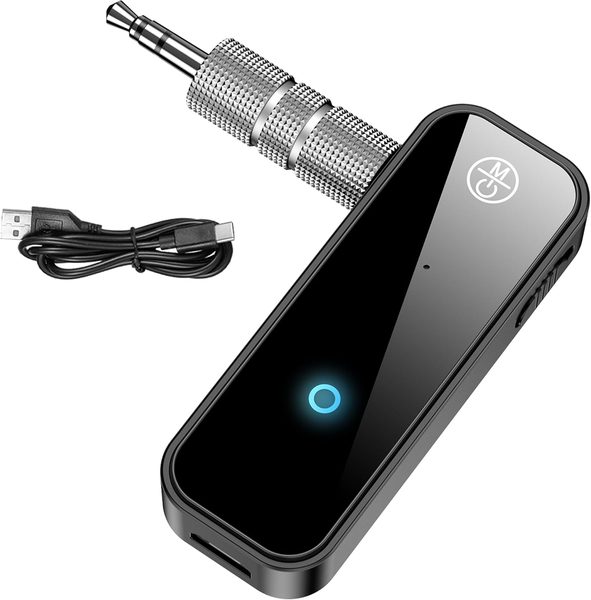 2-in-1 Bluetooth 5.4 AUX Adapter for Car, Transmitter and Receiver
