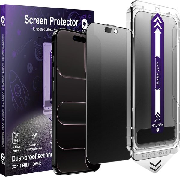 Privacy Screen Protector for iPhone 17 Air, Matte Anti-Spy