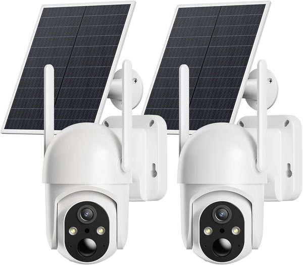 ELYSOO 4G LTE Solar Security Camera, 2K, No WiFi Needed