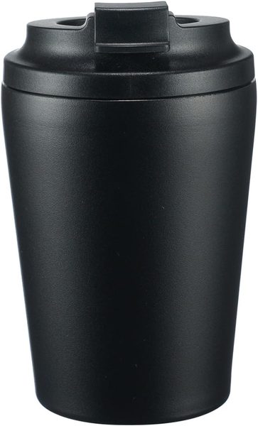 12 oz Insulated Travel Mug, Stainless Steel with Lid
