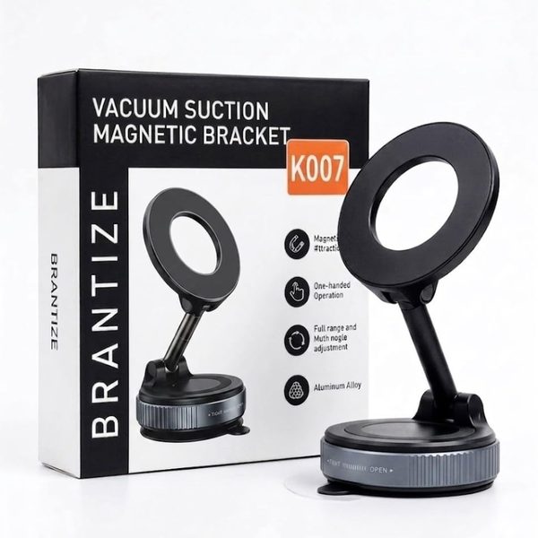 MagSafe Car Phone Mount, 22 Magnets, 360 Rotation, Carbon Fiber