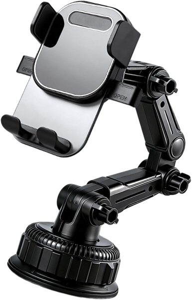 Dashboard Phone Holder with Adjustable Arm and 80 mm Suction Base